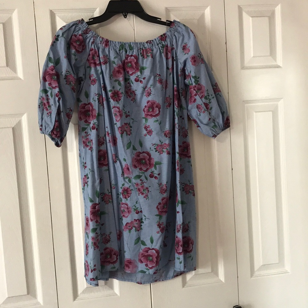Off the shoulder floral dress